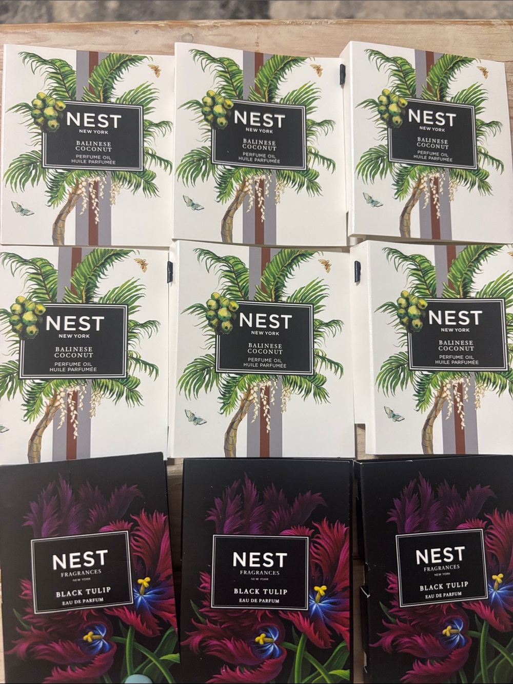 NEST Balinese Coconut & Black Tulip Fragrance samples (712)